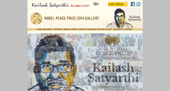 Desktop Screenshot of kailashsatyarthi.net